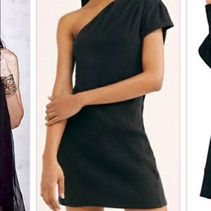 One shoulder Free People mini dress